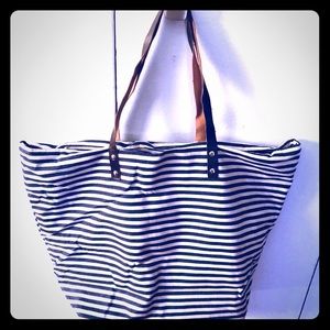 Forever 21 nautical striped bag